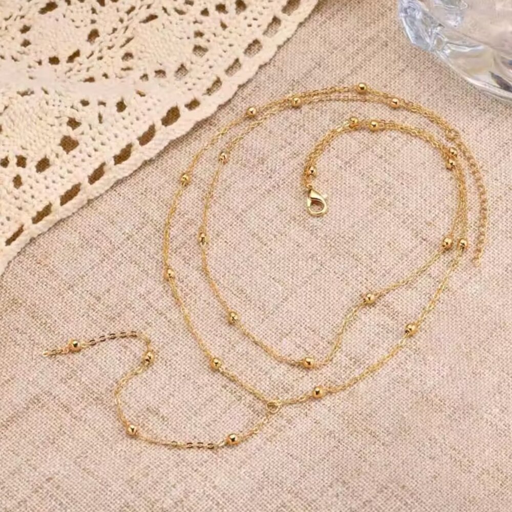 14K Gold filled Layering Necklace - Picture 4 of 5